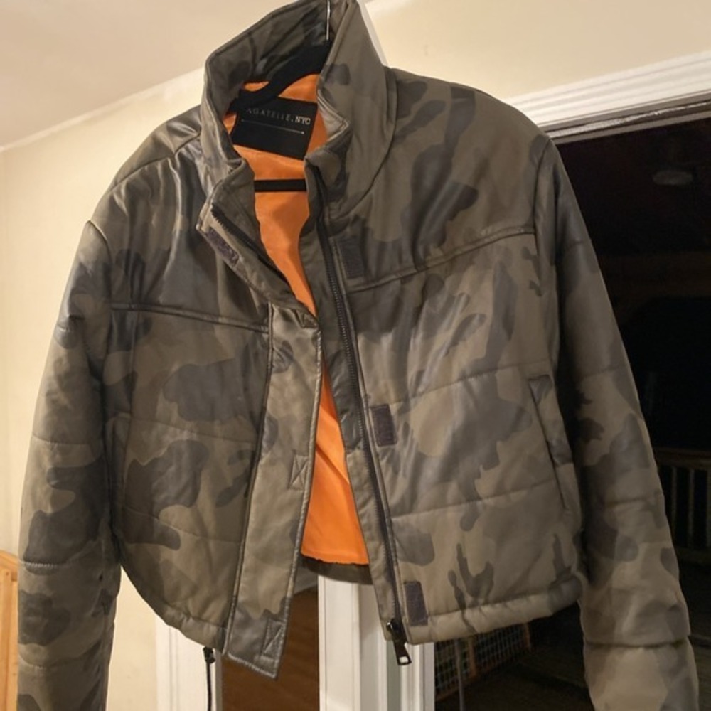 Bagatelle .‎ NYC Camouflage Short Zipper Jacket Heavyweight         3566